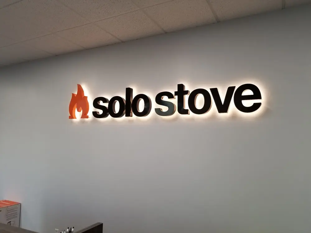Solo Stove &mdash; Backlit Signage by BNB Concepts