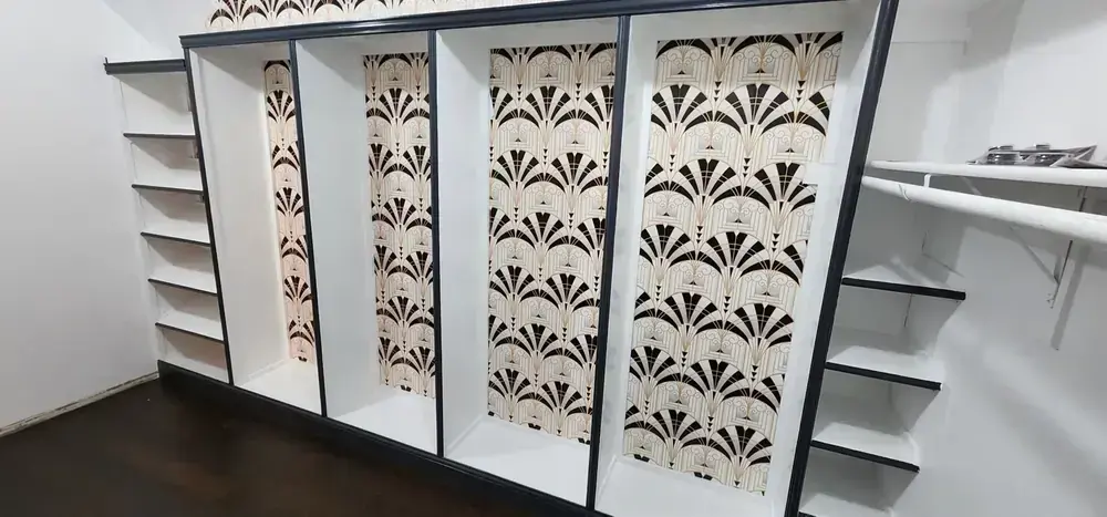 Art Deco Built-In Shelving by BNB Concepts